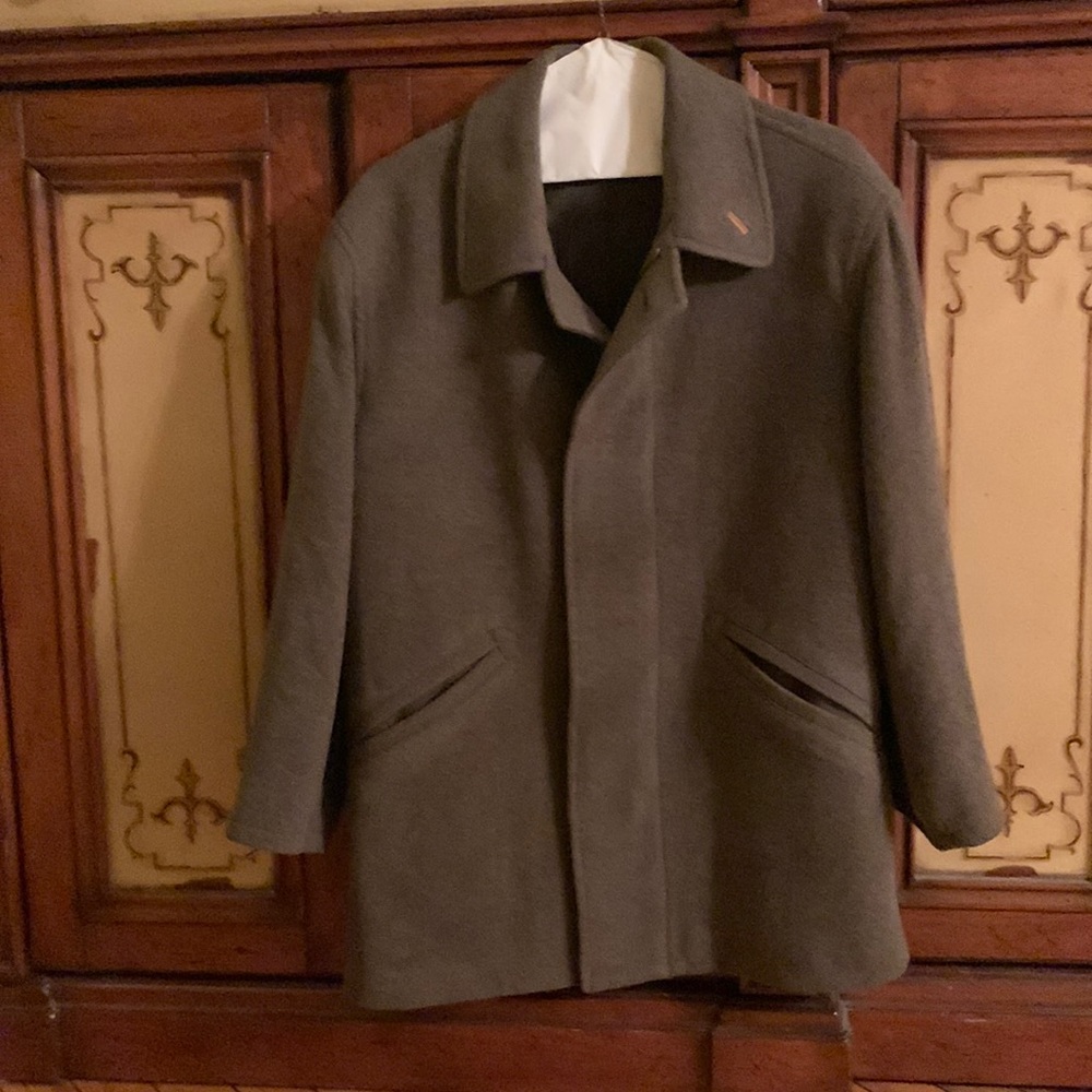 Ralph Lauren Grey Wool coat Mens